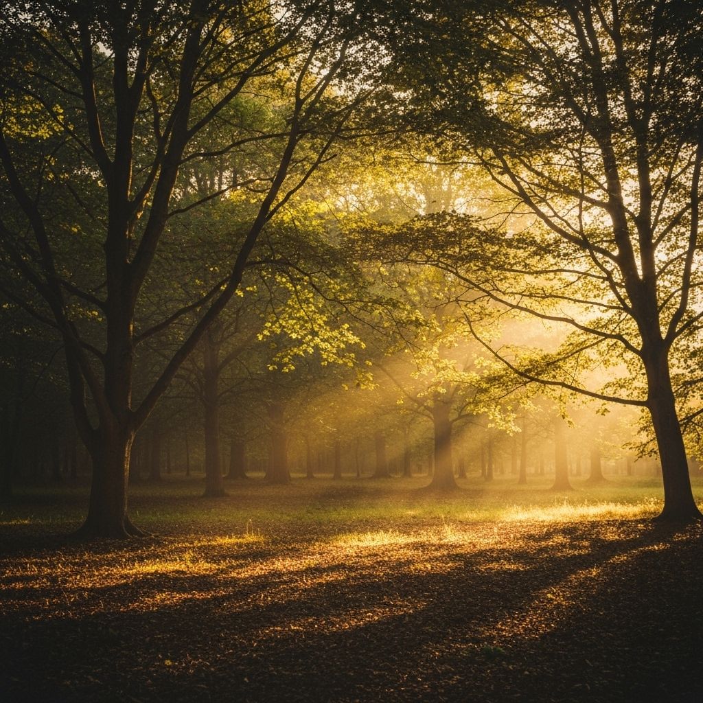 Light through leaves